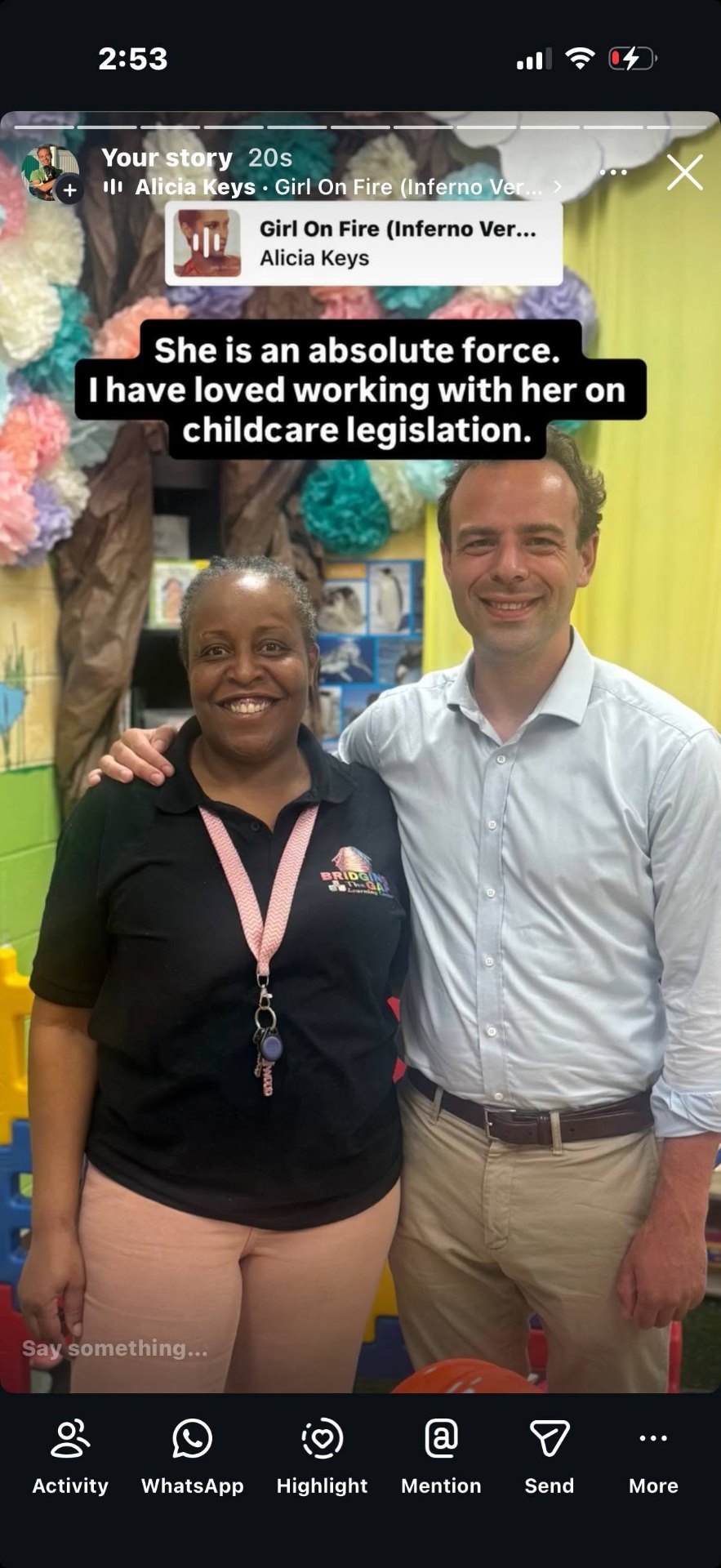 Shetika Davis with a Nashville councilman — 'She is an absolute force'